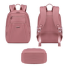 Plecak damski miejski róż dla dziewczyny mały elegancki modny na co dzień