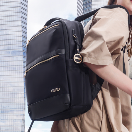 Plecak damski miejski czarny na studia do pracy dla dziewczyny stylowy CHANTRIA CB00766 black