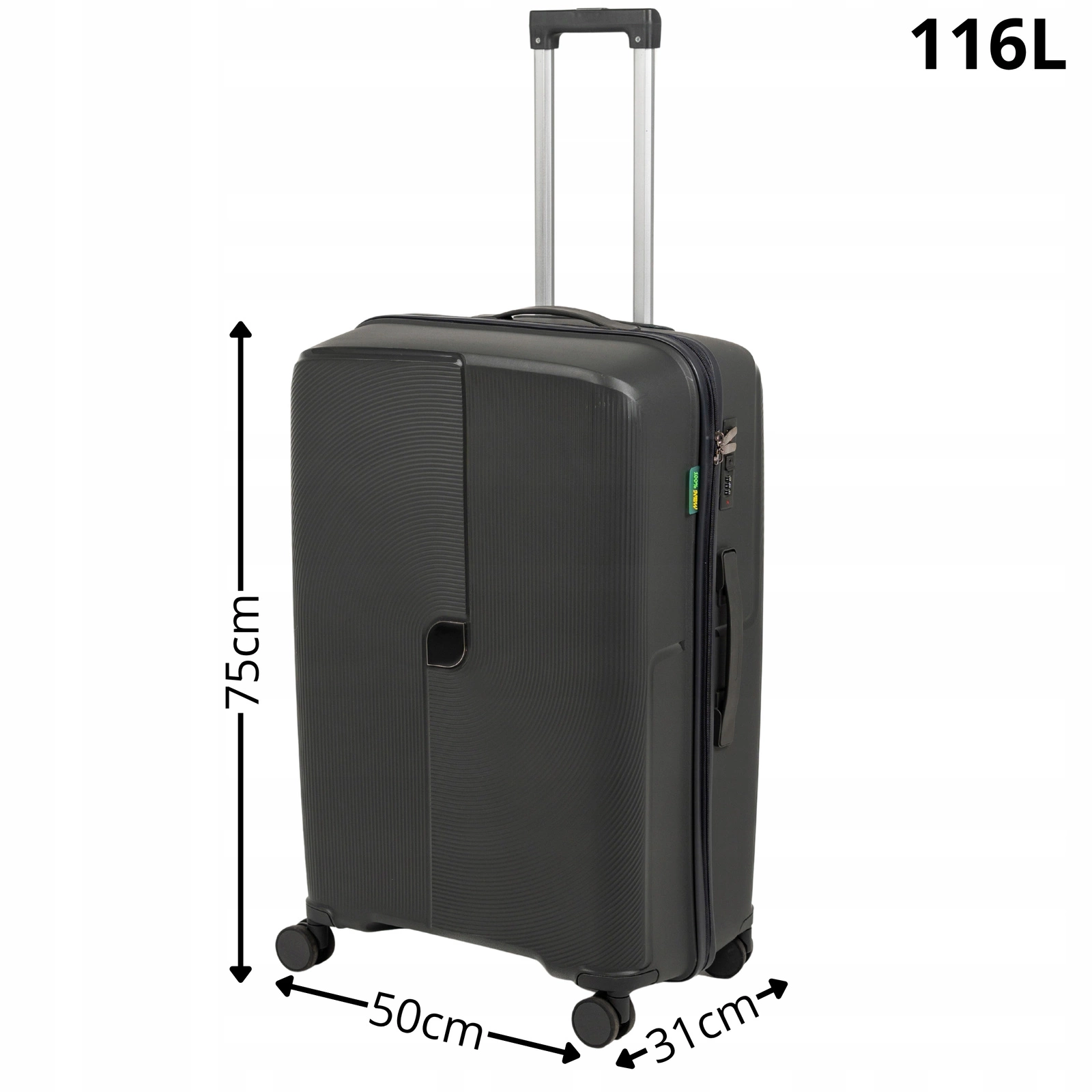 Walizka duża ciemnoszara na kółkach – elegancka, lekka i pojemna walizka podróżna do samolotu Wowbag 7918 L dark grey pol_pl_Walizka-duza-ciemnoszara-na-kolkach-elegancka-lekka-i-pojemna-walizka-podrozna-do-samolotu-Wowbag-7918-L-dark-grey-78_12