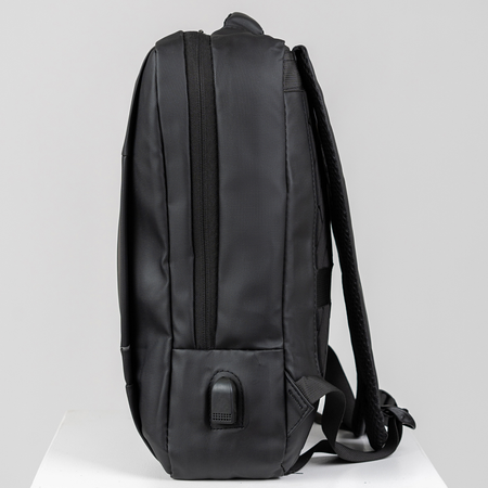 Plecak nowoczesny, na studia, szkolny czarny, z USB, na laptopa 15,6" dla chłopaków/dziewczyn Wowbag BK91103 black