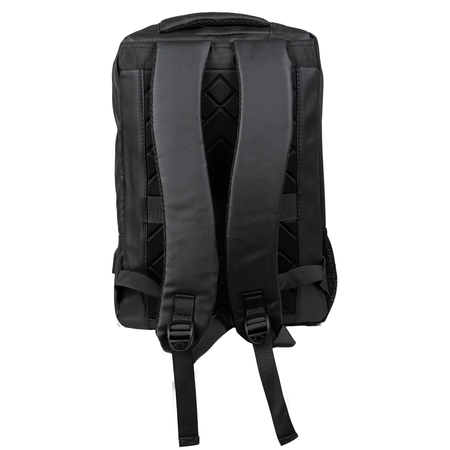 Plecak szkolny czarny  nowoczesny z USB dla chłopaków i dziewczyn - do pracy na studia  VIO BK91109 black