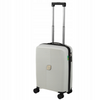 Mała walizka biała kabinowa – podróżna, elegancka, lekka, wytrzymała i praktyczna na kółkach Wowbag 7918 S white