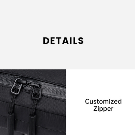 Torebka listonoszka czarna miejska wodoodporna modna na ramię elegancka uniwersalna 2,6 l Super5 FKB754Black