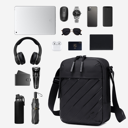 Saszetka damska biała na ramię wodoodporna torba na telefon miejska stylowa praktyczna 3,2 L Super Five FXB697White