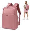 Modny różowy plecak damski dwukomorowy na laptopa idealny do uczelni pracy