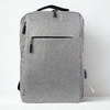 Plecak miejski szary materiałowy lekki do szkoły i na studia dla dziewczyn i chłopaków HN212701 grey