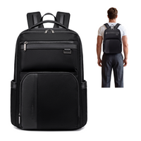 Plecak miejski czarny elegancki do pracy nowoczesny pojemny na laptopa 15,6"