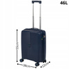 Walizka kabinowa ciemnoniebieska – mała, podróżna, elegancka, na kółkach i praktyczna Wowbag 7918 S dark blue