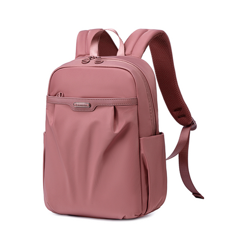 Różowy plecak miejski damski, 9,8 l, wodoodporny, na laptopa 13", na studia i do pracy. CHANTRIA CB769rose.