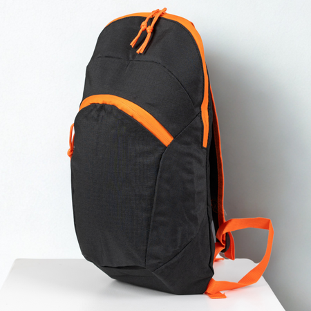 Plecak czarny mały superlekki tekstylny na rower spacer woda telefon klucze bluza Wowbag XY092017 black
