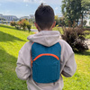 Plecak niebieski kompaktowy tekstylny – superlekki na rower, podróż woda telefon Wowbag XY092017 blue