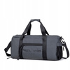 Szara torba sportowa 25 l uniwersalna, trwała i wodoodporna do pracy i na trening. Arctic Hunter LX00537 Grey.