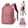 Plecak damski modny różowy cabin size bagaż podręczny do pracy na studia