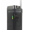 Mała walizka ciemnoszara – kabinowa, podróżna, nowoczesna i wytrzymała na kółkach Wowbag 7918 S dark grey