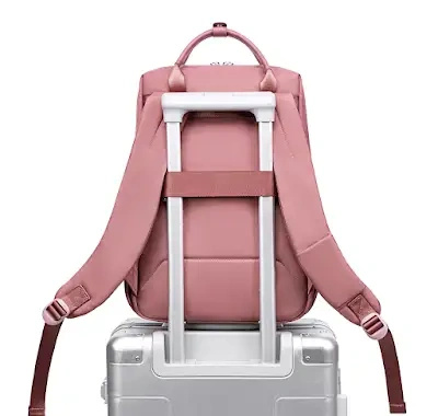 Elegancki plecak różowy damski miejski na laptop modny na studia do pracy