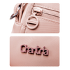 Torebka damska crossbody mała na ramię nylonowa różowa wodoodporna elegancka