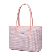 Torba damska shopper różowa na ramię 17,9 l elegancka, pojemna, na co dzień i do pracy z zamkiem. CHANTRIA CB800 Pink.