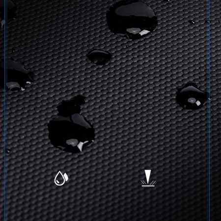 Saszetka nerka męska damska czarna na ramię wodoodporna miejska stylowa funkcjonalna torba 4 L Arctic Hunter Y00561Black