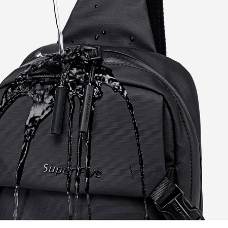 Saszetka damska biała na ramię wodoodporna torba miejska praktyczna stylowa 3,1 L Super Five FXB753White