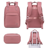 Plecak damski modny różowy cabin size bagaż podręczny do pracy na studia