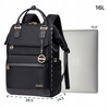 Plecak damski miejski czarny  na studia do pracy pojemny CHANTRIA CB00788black