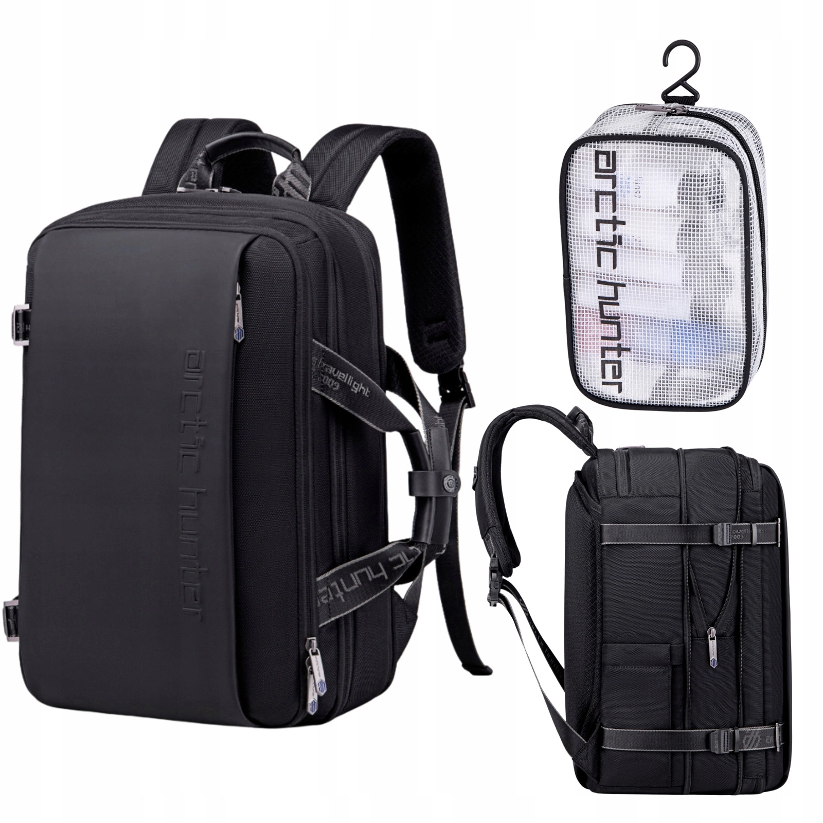 Torba-plecak podróżna do Wizz Air i Ryanair czarna 18L, na laptop 15,6”, bagaż podręczny pol_pl_Torba-plecak-podrozna-do-Wizz-Air-i-Ryanair-czarna-18L-na-laptop-15-6-bagaz-podreczny-26_8