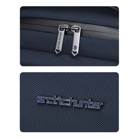 Plecak miejski niebieski, biznesowy i wodoodporny, na laptop, 15 l, wygodny i elegancki. Arctic Hunter B00670 Blue.