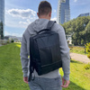 Plecak nowoczesny, na studia, szkolny czarny, z USB, na laptopa 15,6" dla chłopaków/dziewczyn Wowbag BK91103 black