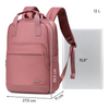 Plecak damski modny różowy cabin size bagaż podręczny do pracy na studia