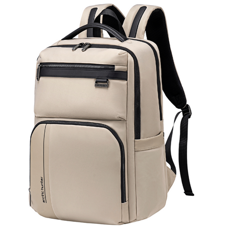Plecak miejski beżowy na laptopa 15,6" nowoczesny młodzieżowy do pracy podróży Arctic Hunter B00808khaki