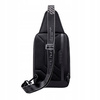 Saszetka na ramię męska damska czarna miejska wodoodporna stylowa funkcjonalna 5,5 L. Arctic Hunter XB00121Black