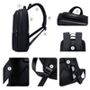 Czarny plecak biznesowy miejski, 10 l, wodoodporny, na laptopa 15,6", stylowy i praktyczny. Arctic Hunter B00681 Black.