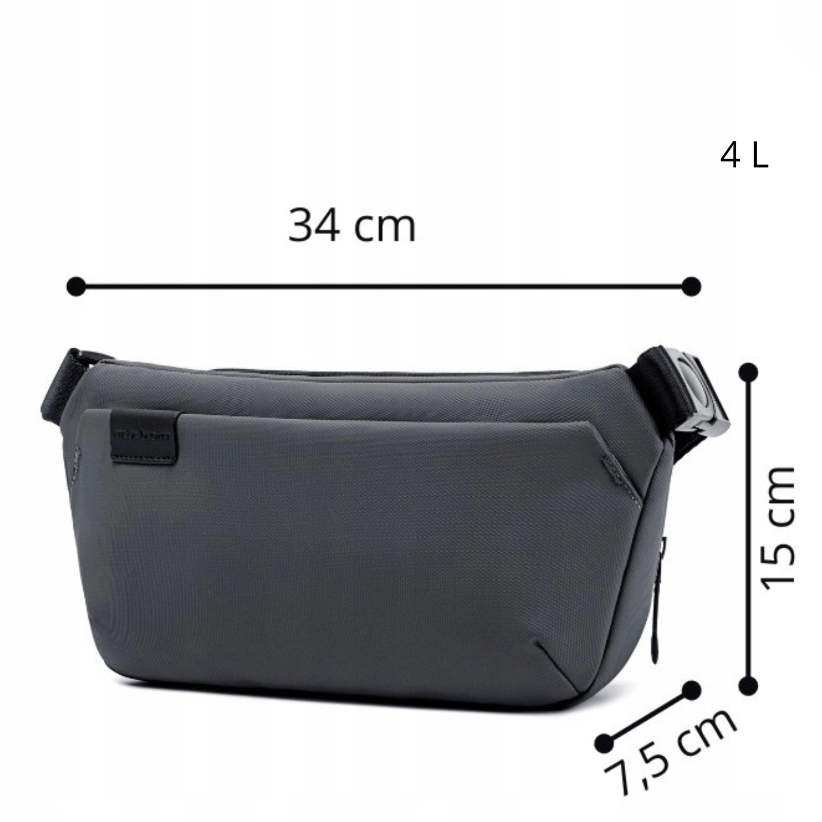 Saszetka nerka szara na ramię damska męska miejska wodoodporna modna nowoczesna torba 4 L Arctic Hunter Y00569Grey pol_pl_Saszetka-nerka-szara-na-ramie-damska-meska-miejska-wodoodporna-modna-nowoczesna-torba-4-L-Arctic-Hunter-Y00569Grey-55_14