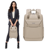 Plecak dla kobiety biznesowy elegancki kremowy do pracy i na studia mieści laptop 15,6”  CHANTRIA CB00628 khaki