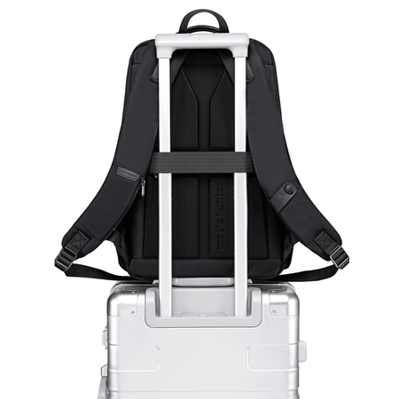 Plecak miejski czarny elegancki do pracy nowoczesny pojemny na laptopa 15,6" Arctic Hunter B00808 black