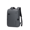 Szary plecak biznesowy miejski, 8,5 l, wodoodporny, na laptopa 15,6", stylowy i kompaktowy. Arctic Hunter B00574 grey