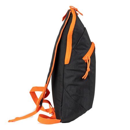 Plecak czarny mały superlekki tekstylny na rower spacer woda telefon klucze bluza VIO  XY092017 black