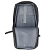 Plecak szkolny, do pracy szary, na laptopa 15,6" z USB dla chłopaków/dziewczyn nowoczesny Wowbag BK91103 grey