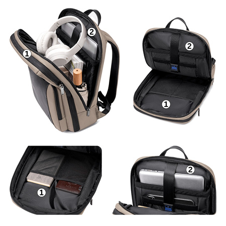 Plecak męski bagaż podręczny do samolotu RYNAIR WIZZAIR na laptopa 15,6