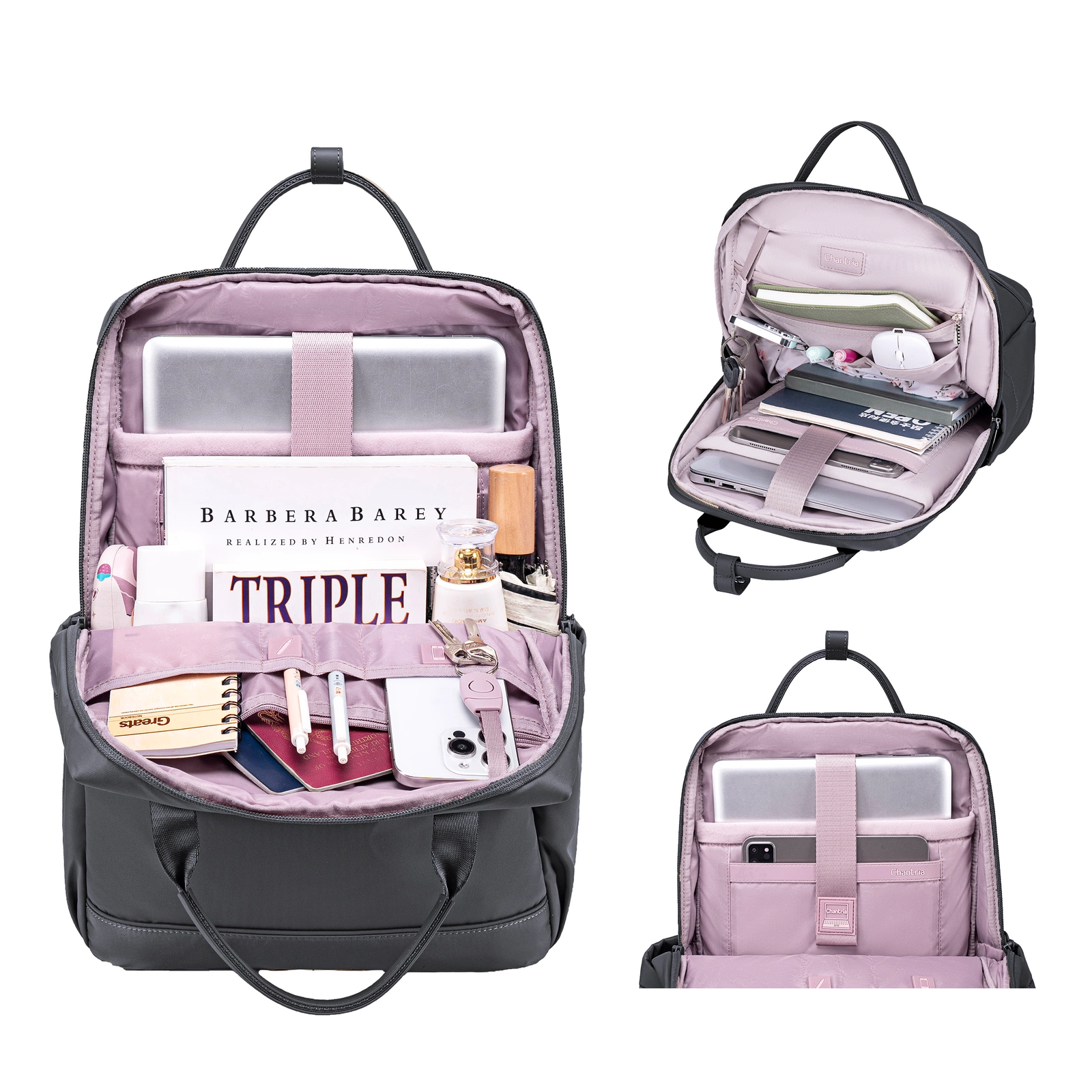 Plecak damski miejski czarny stylowy szkolny na studia do pracy dla dziewczyny CHANTRIA CB00628black pol_pl_Plecak-damski-miejski-czarny-stylowy-szkolny-na-studia-do-pracy-dla-dziewczyny-CHANTRIA-CB00628black-256_21