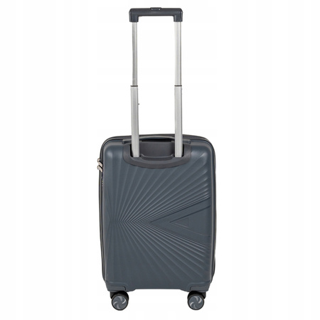 Walizka mała ciemnoszara – funkcjonalna, stylowa, wytrzymała walizka podróżna Wowbag 7905 S dark grey