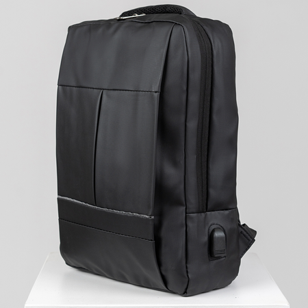 Plecak nowoczesny, na studia, szkolny czarny, z USB, na laptopa 15,6" dla chłopaków/dziewczyn VIO BK91103 black