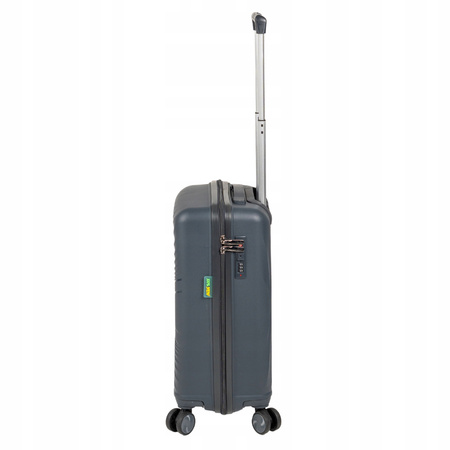 Walizka mała ciemnoszara – funkcjonalna, stylowa, wytrzymała walizka podróżna Wowbag 7905 S dark grey