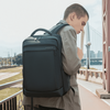 Plecak miejski czarny męski wodoodporny na laptopa 15,6" do pracy Arctic Hunter B00478 black