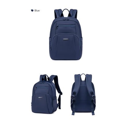 Niebieski plecak miejski damski, 9,3 l, wodoodporny i stylowy. Na studia, do pracy i na co dzień. CHANTRIA CB770bl.