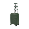 Walizka mała do samolotu ciemnozielona – elegancka, trwała, lekka i funkcjonalna podróżna Wowbag 7905 S dark green