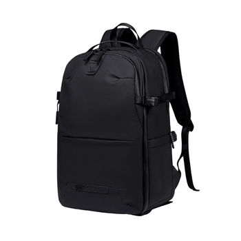 Czarny plecak fotograficzny, 21 l, na sprzęt foto, laptopa i tablet, wodoodporny, podróżny. SUPER FIVE FB721 Black.