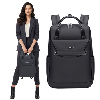 Elegancki damski plecak czarny miejski do pracy i na studia na laptopa i format A4 CHANTRIA CB00628black