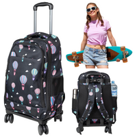 Plecak na 4 kółkach  pojemny z teleskopową rączką dla chłopców i dziewczynek VIO 20613 baloon