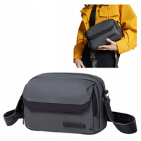 Torebka listonoszka szara stylowa uniwersalna wodoodporna na ramię miejska modna damska męska Arctic Hunter YB00518Grey